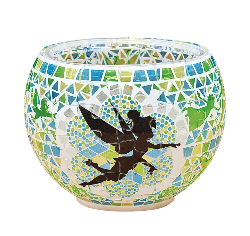 燈罩拼圖玻璃馬賽克-小叮噹- (立體燈) (透明樹脂)