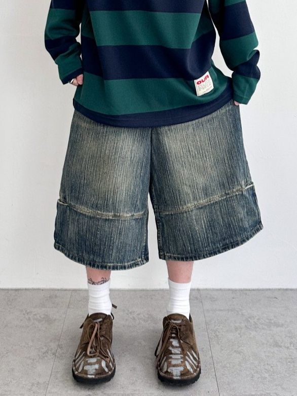 洗水牛仔短褲 Lowell-044P