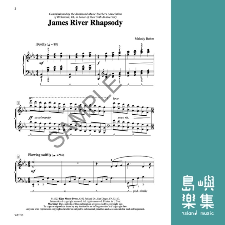 James River Rhapsody (Solo Sheet)