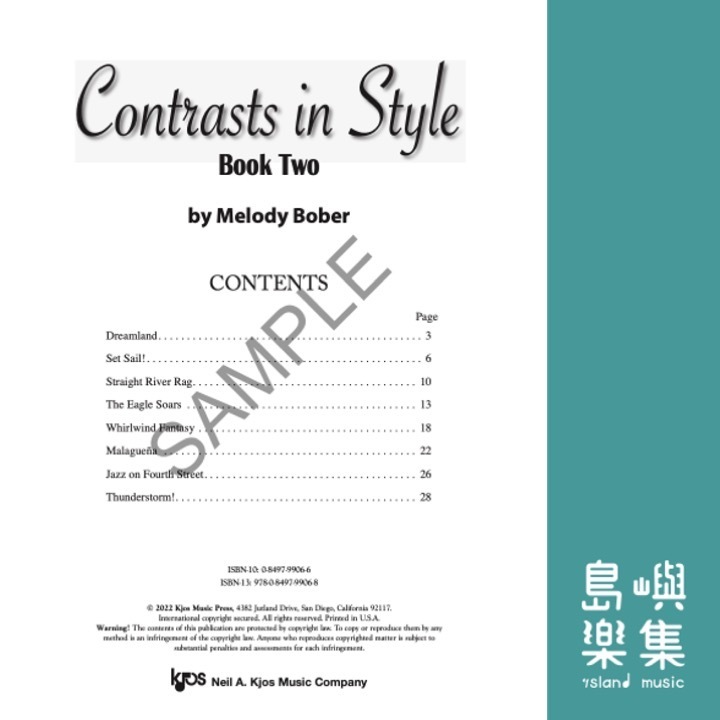 Contrasts in Style, Book Two