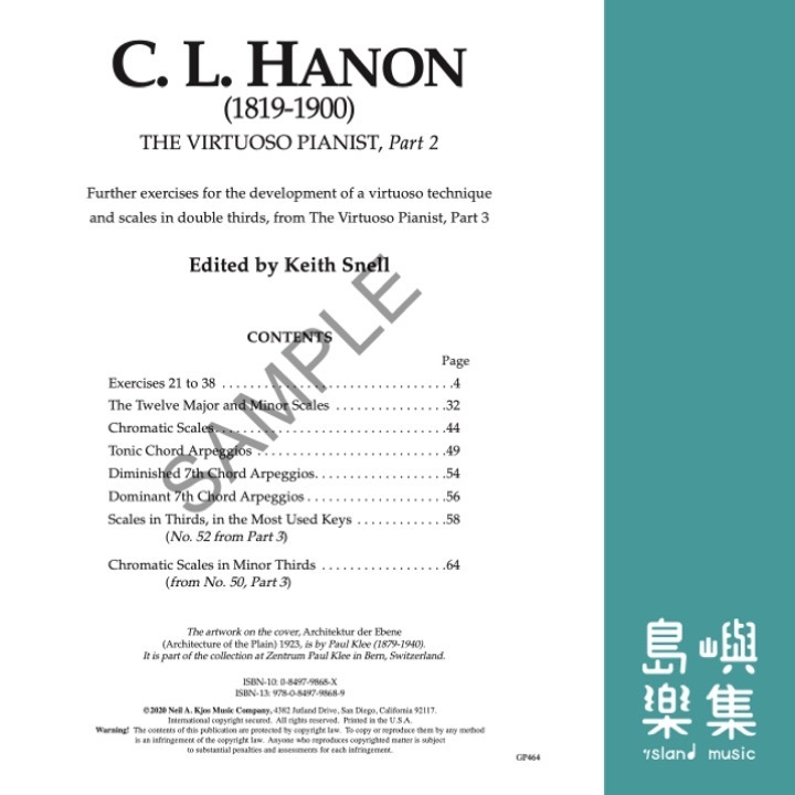 Hanon: The Virtuoso Pianist, Part 2