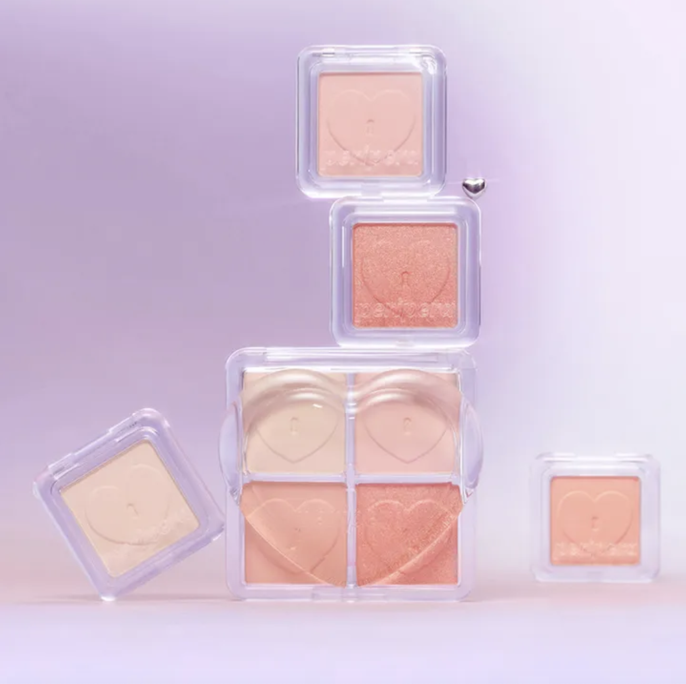 Peripera Heart Pocket Single Shadow (2EA)