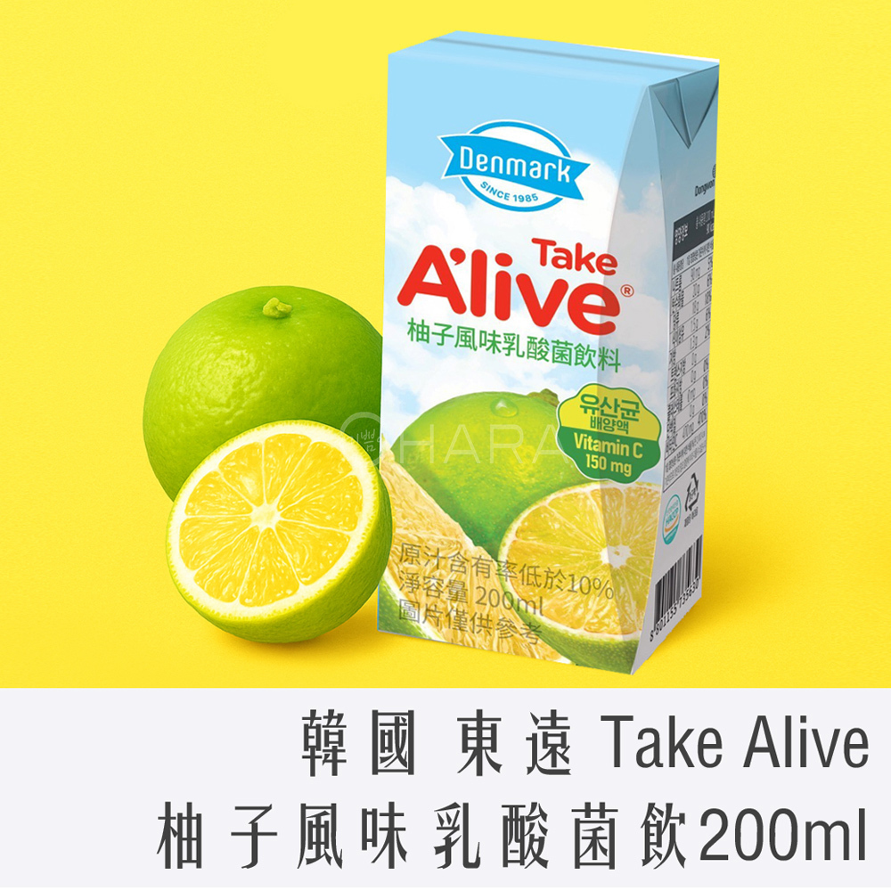 韓國 東遠 TAKE A'LIVE 柚子乳酸菌飲 200ml