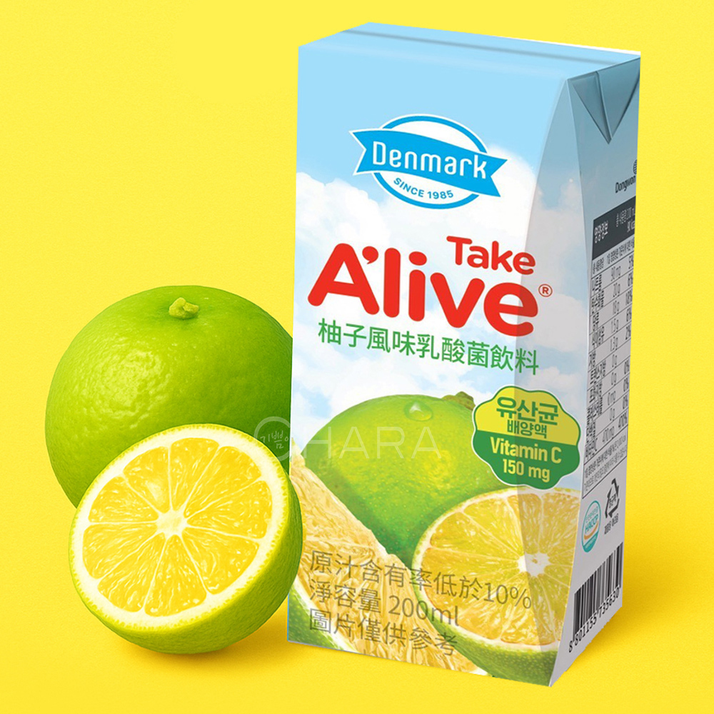 韓國 東遠 TAKE A'LIVE 柚子乳酸菌飲 200ml