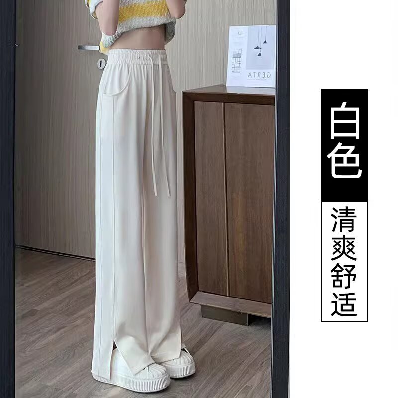 《1309》中大童夏季薄款百搭冰絲長褲(120-170)