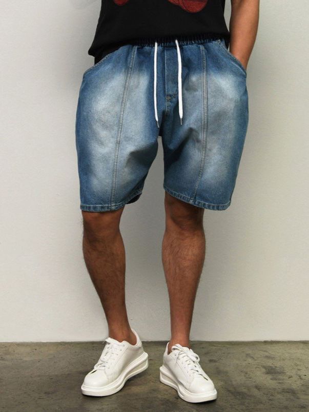 洗水牛仔短褲 PEACOCK-132P