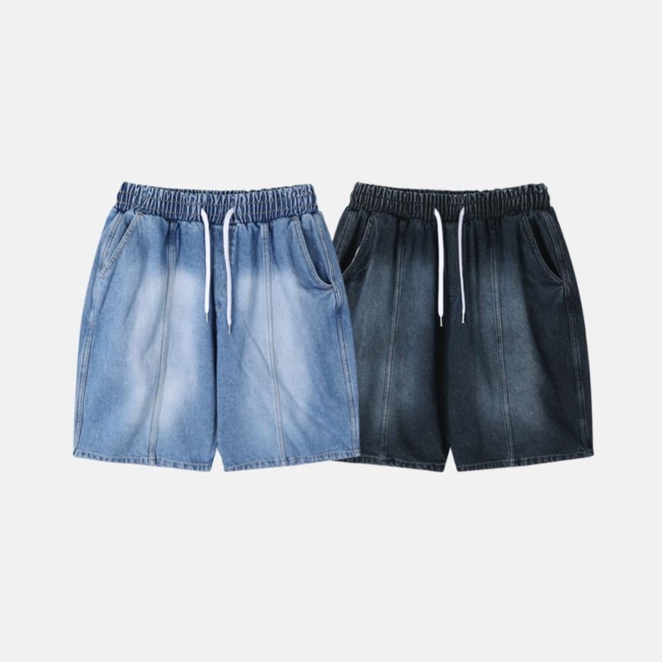 洗水牛仔短褲 PEACOCK-132P