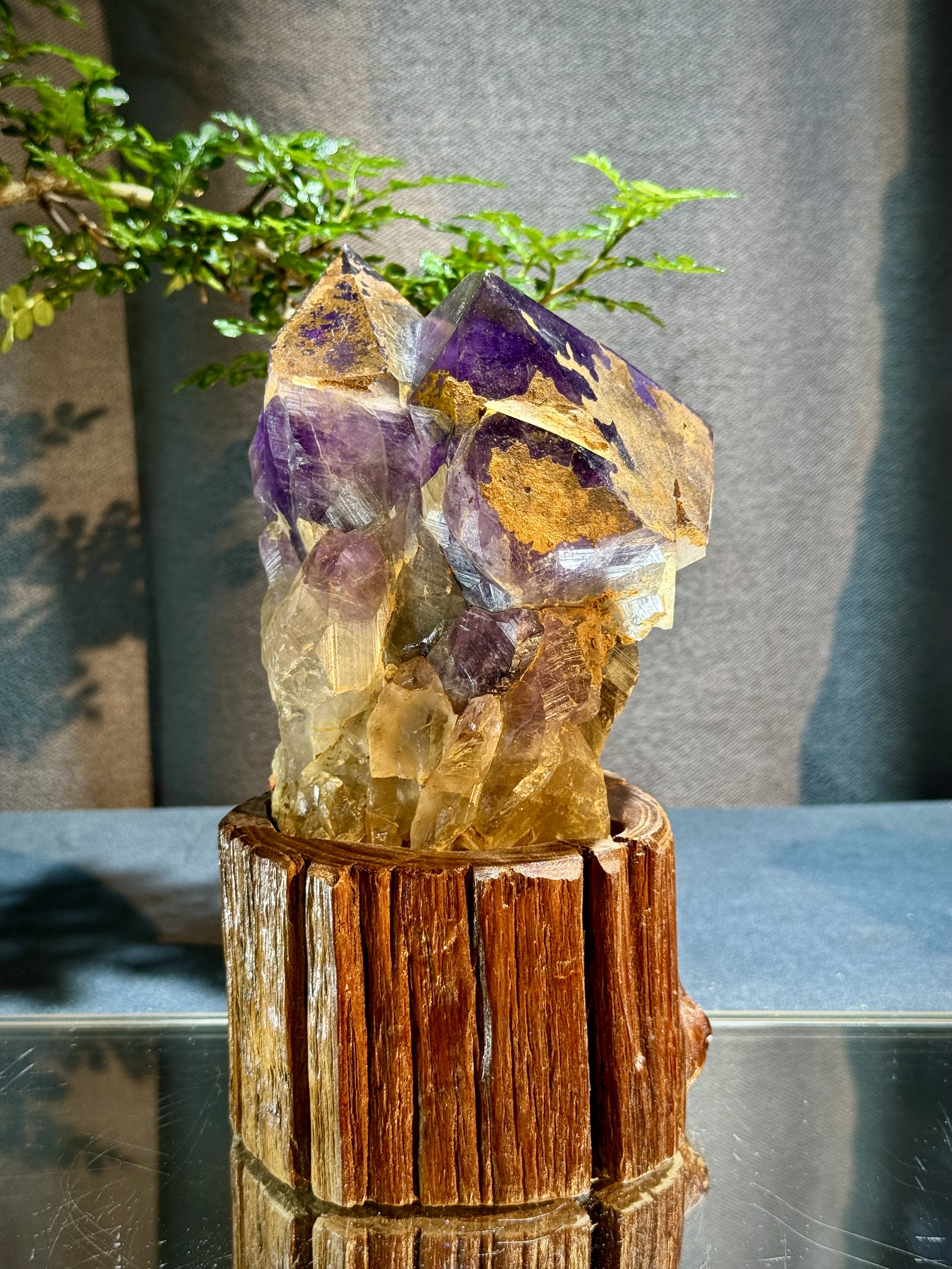 玻利維亞紫水晶骨幹原石 8712