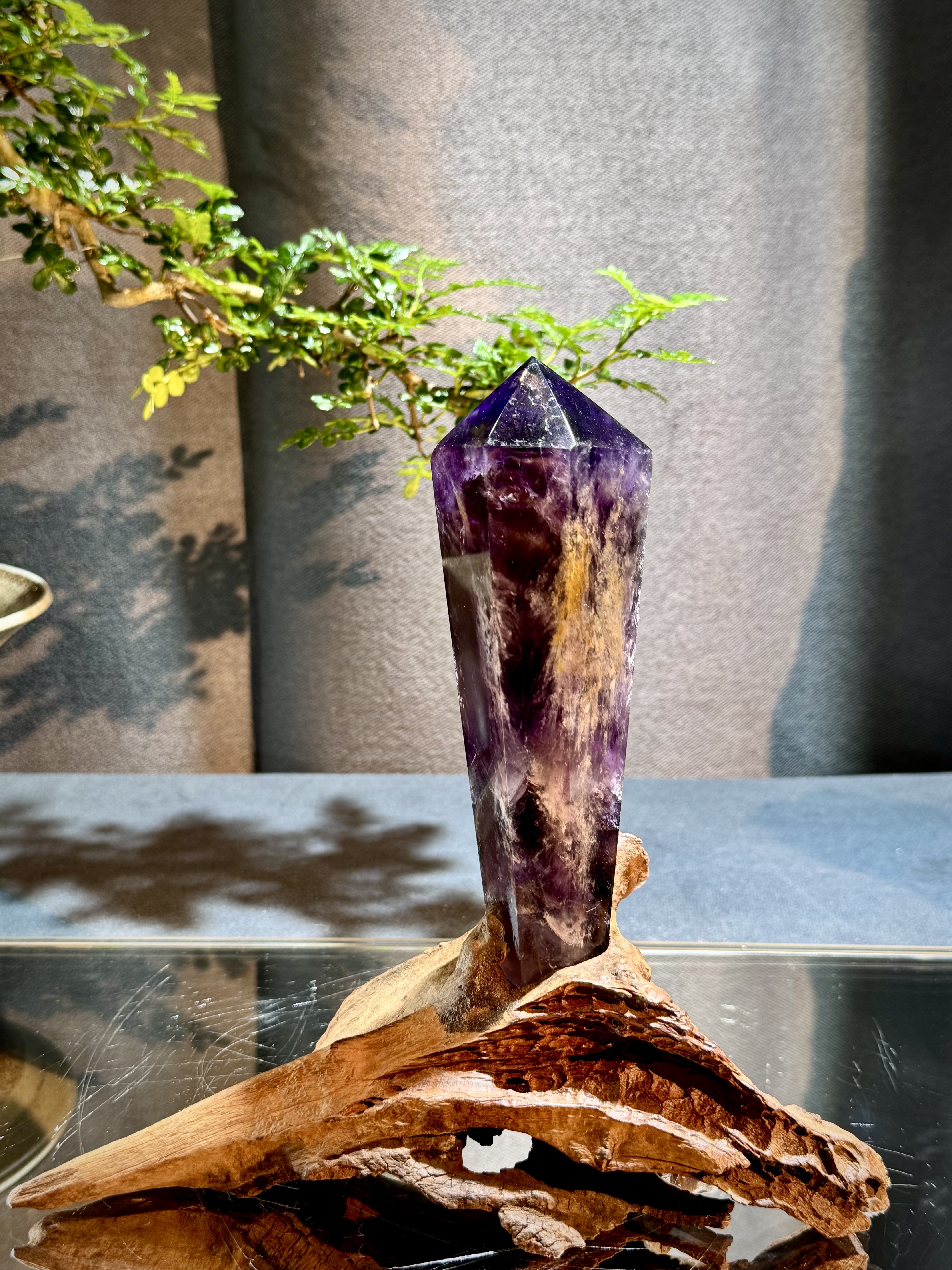 紫水晶權杖擺件 8715