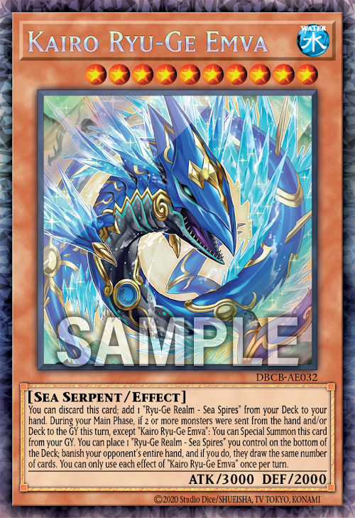 DBCB-AE032 (SR/CR)Kairo Ryu-Ge Emva(海瀧龍華 淵巴)