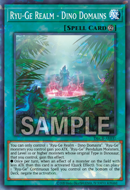 DBCB-AE037 Ryu-Ge Realm - Dino Domains(登龍華恐巄門)