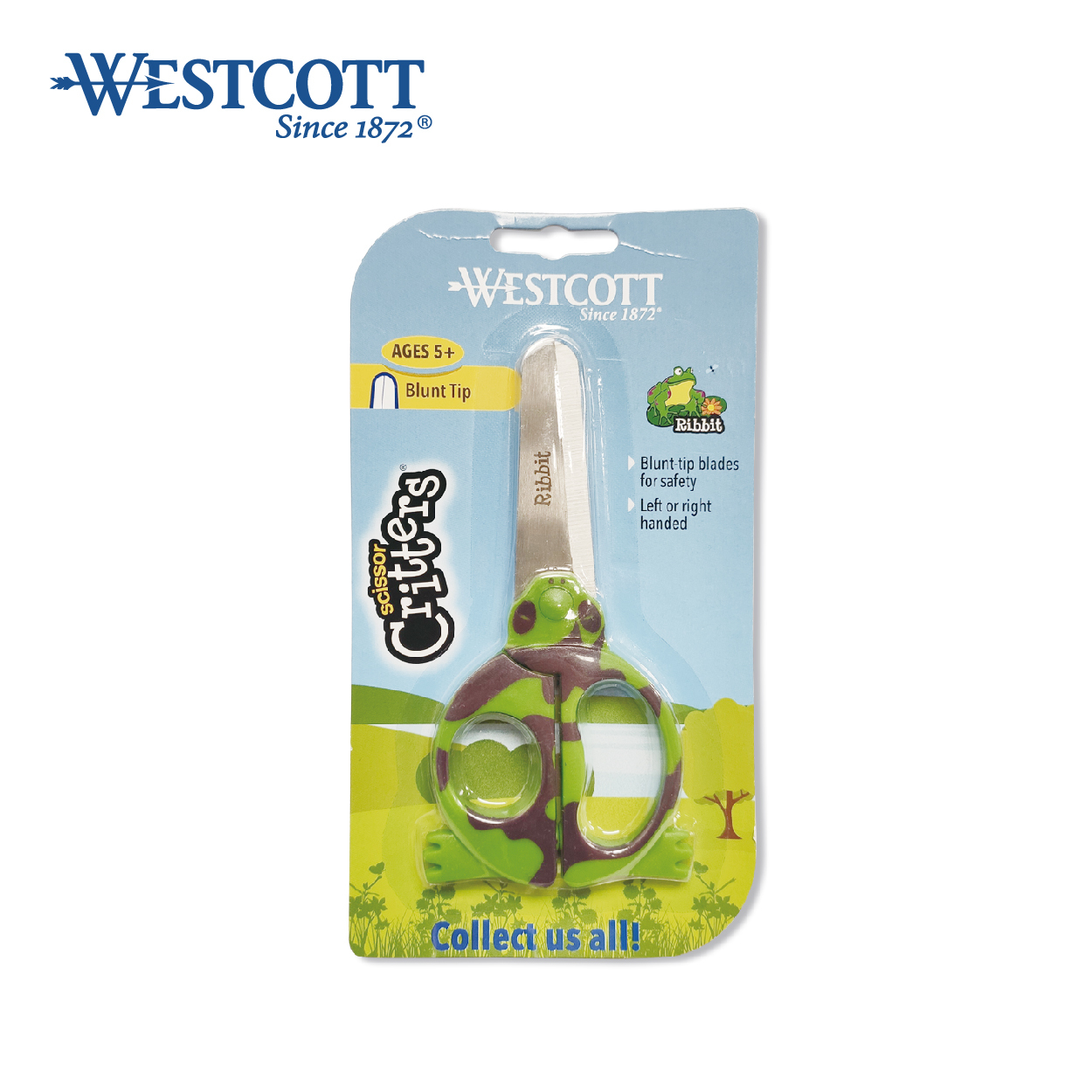 WestCott #13916 5" RIBBIT 青蛙兒童安全剪刀