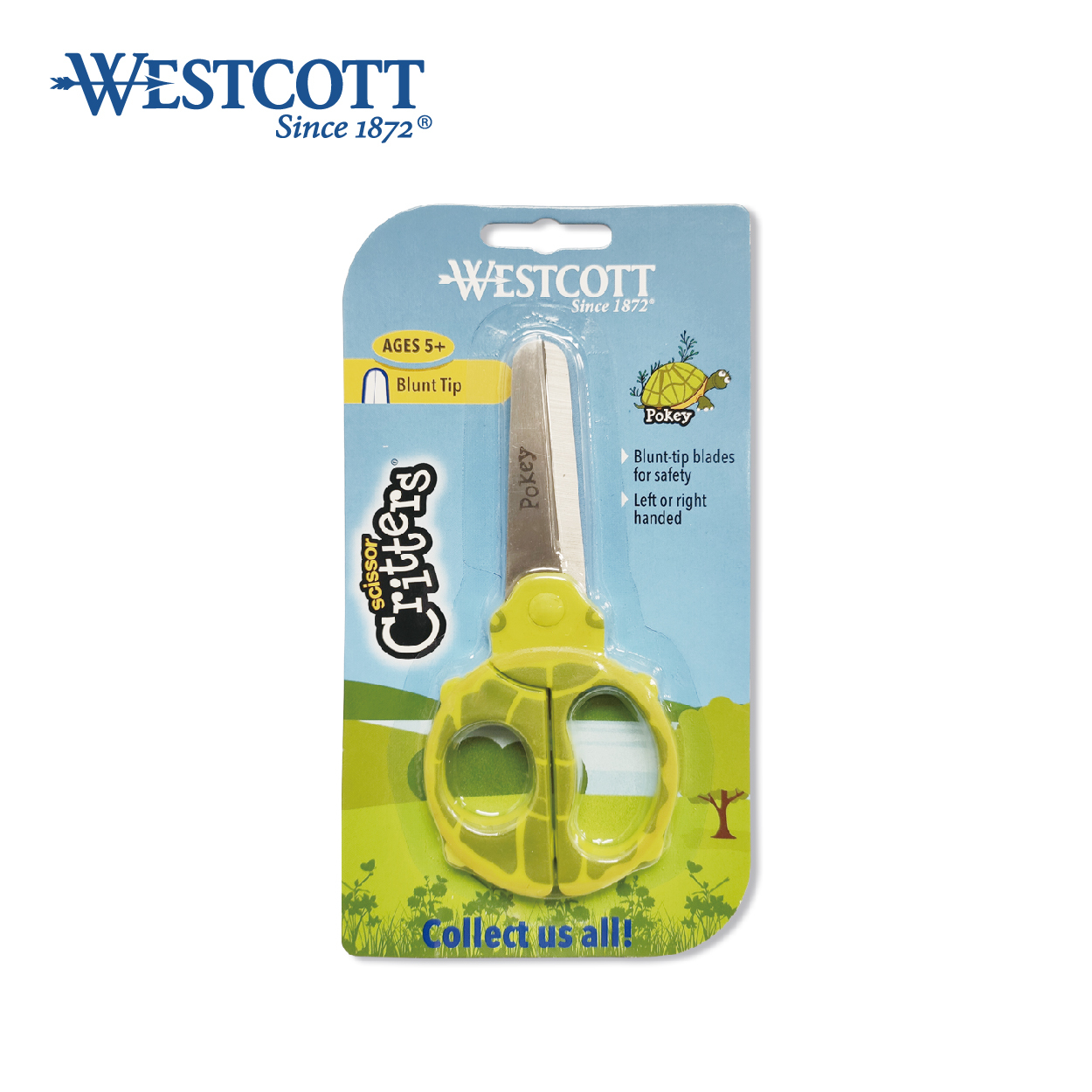 WestCott #14083 5" POKEY 小烏龜兒童安全剪刀