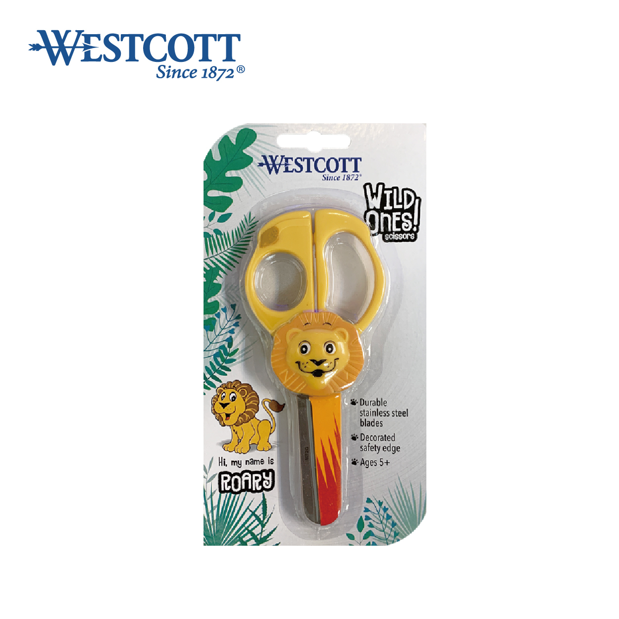 WestCott #14413 5" ROARY 小獅子兒童安全剪刀