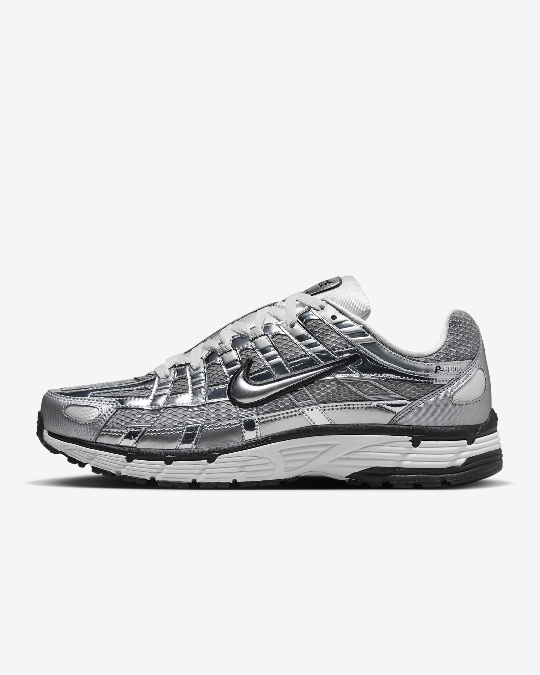 Nike P-6000 Metallic Silver 液態銀 復古網眼 運動鞋 休閒跑鞋 CN0149-001