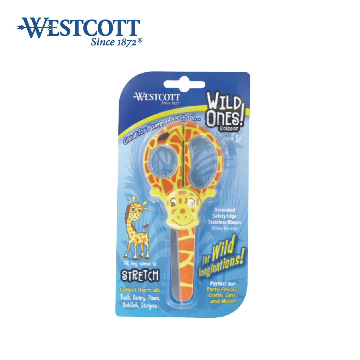 WestCott #14415 5" STRETCH 長頸鹿兒童安全剪刀