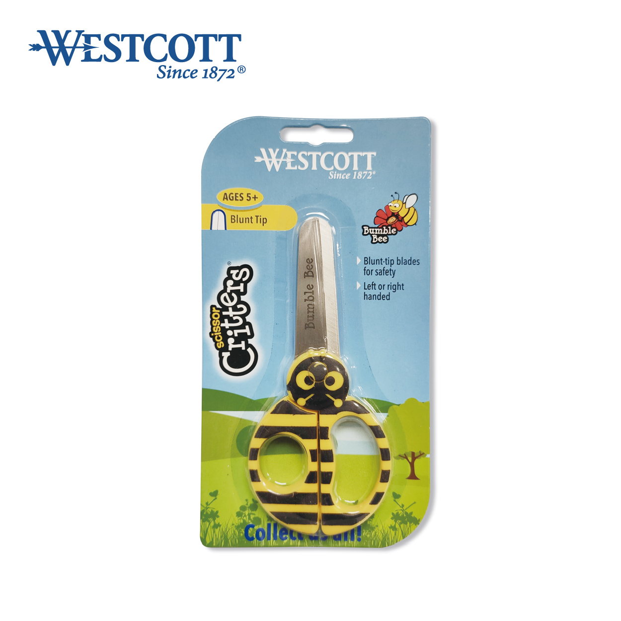 WESTCOTT #16208-SK121 5" 大黃蜂兒童安全剪刀