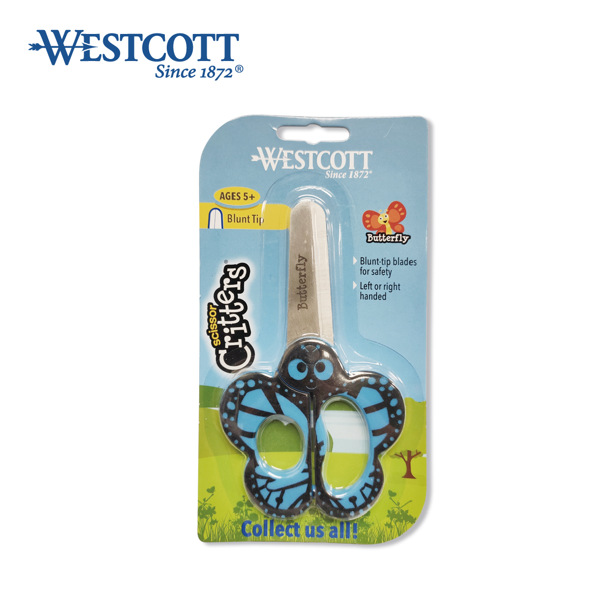 WESTCOTT #16209-SK121 5" 小蝴蝶兒童安全剪刀