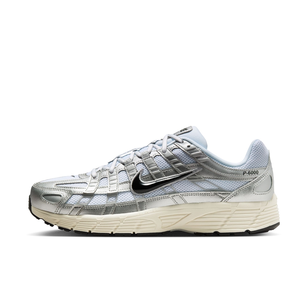 Nike P-6000 White Metallic Silver 銀色跑鞋 舒適 CD6404-105