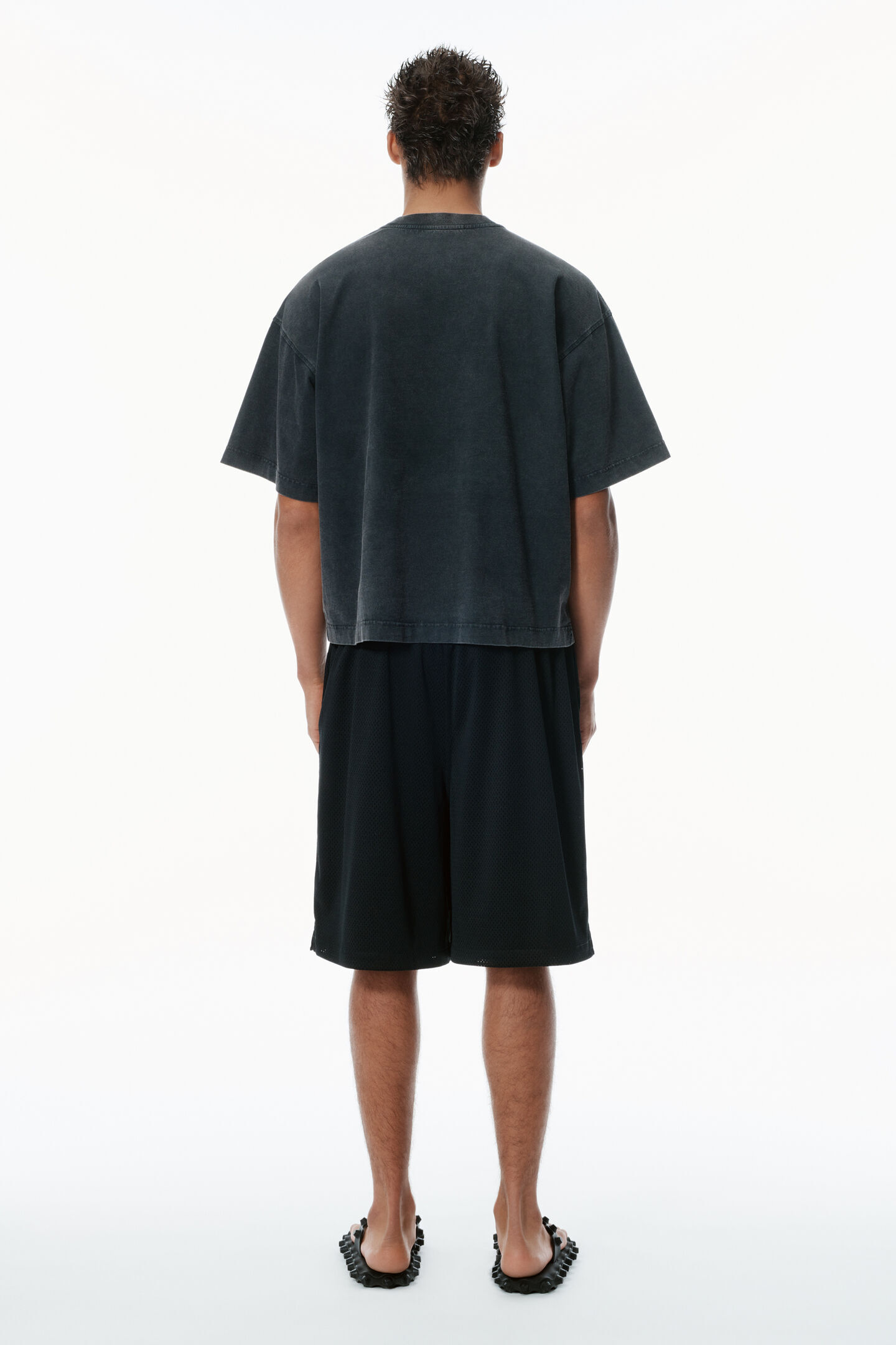 ALEXANDER WANG 電池標誌印花 短T