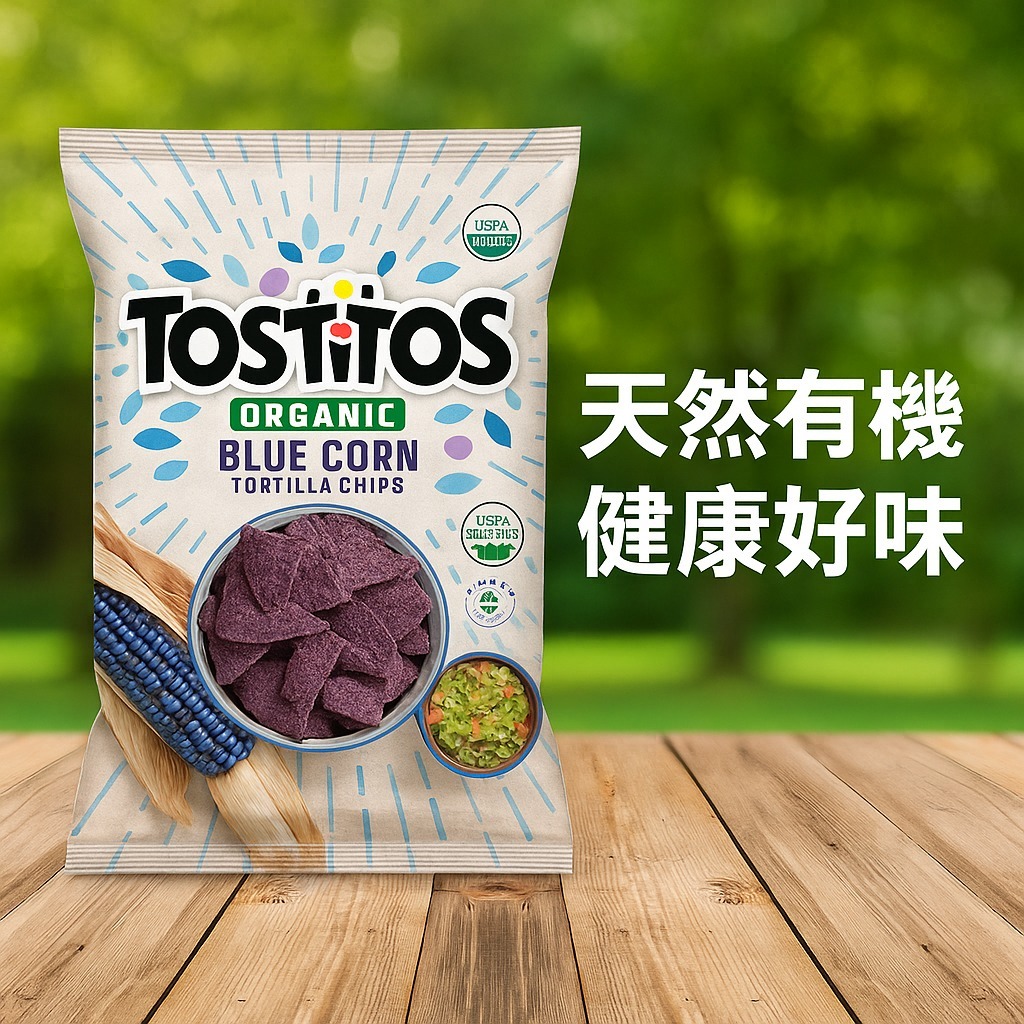 【預購】Tostitos G051305 有機藍粟米片 15.5oz
