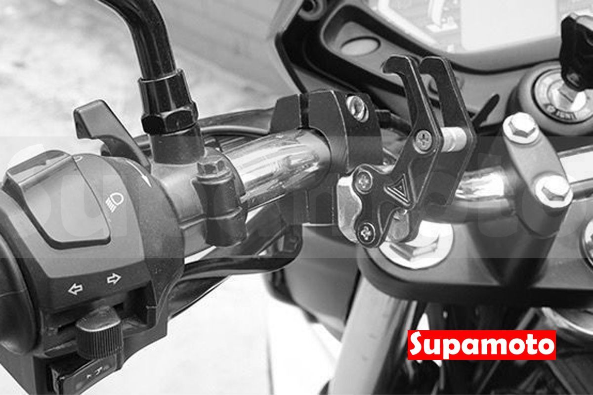 -Supamoto- 機車車把掛勾—HK15 (通用/改裝/龍頭/購物安全帽掛鈎/鋁合金)