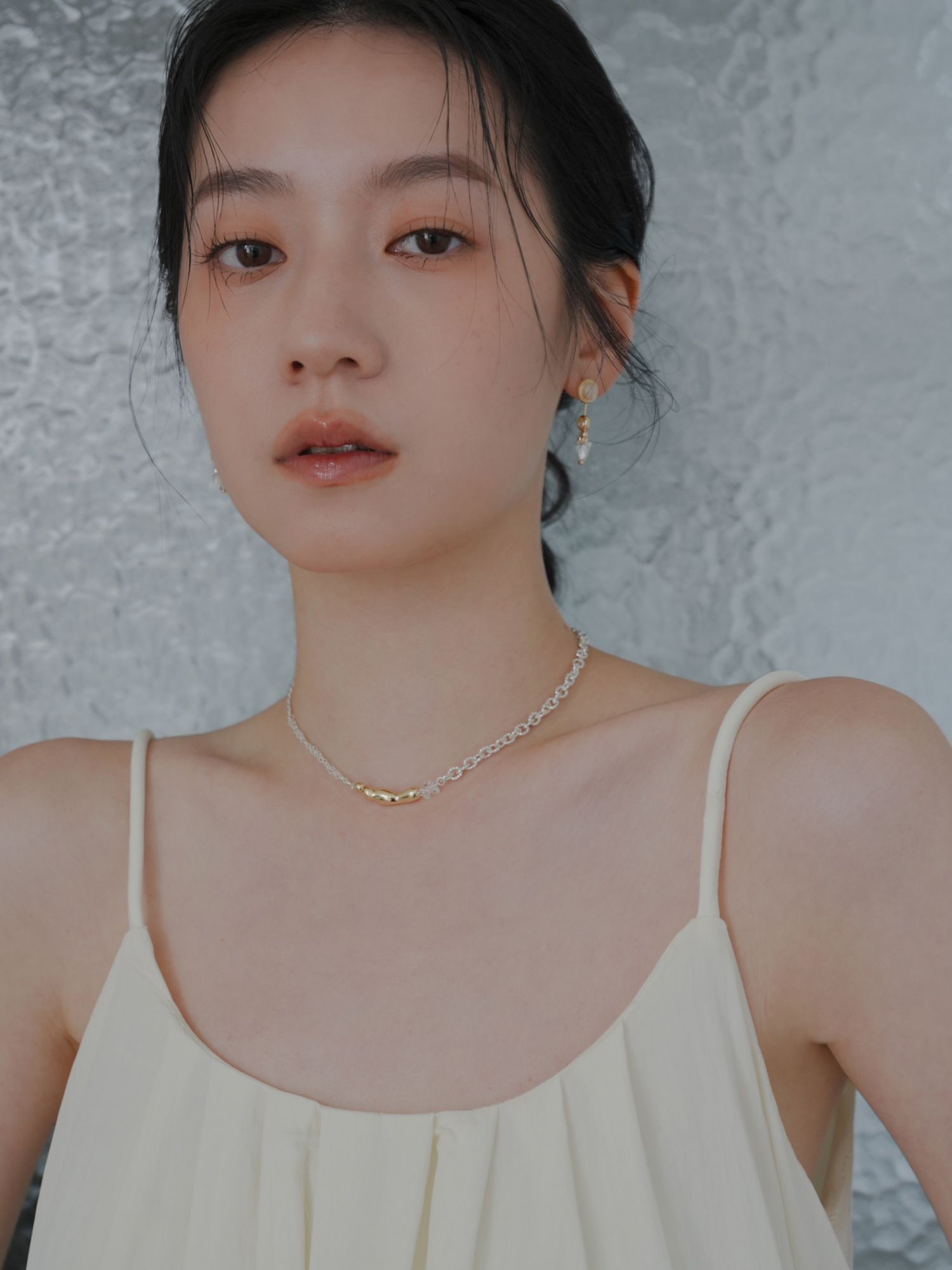 【婚紗聯名】未來預判。MUCHAT手作14KGP幾何扭結金管項鍊