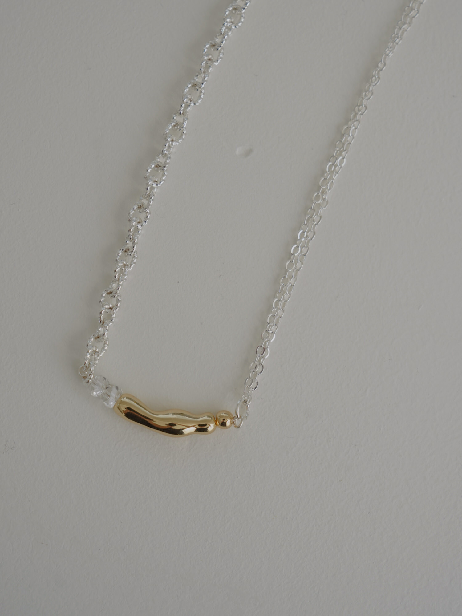 【婚紗聯名】未來預判。MUCHAT手作14KGP幾何扭結金管項鍊