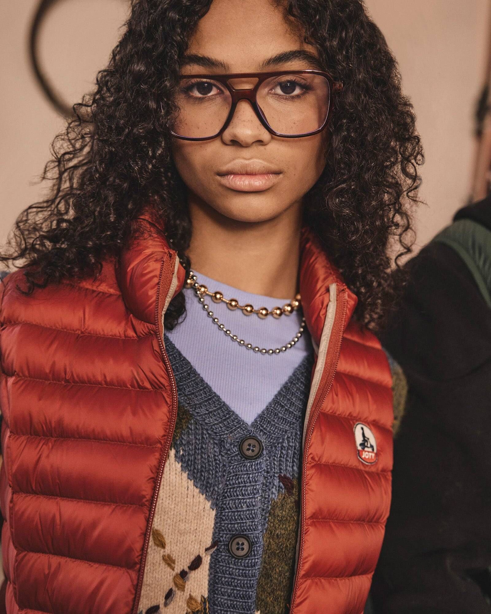 【JOTT】SED經典款羽絨背心(磚紅)