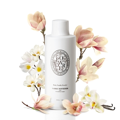 VERTBLANC 寶寶天然衣物柔軟精｜白色爽身粉 (1000ml)