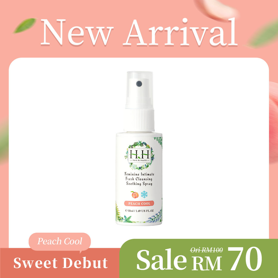 【Single】HH Feminine Intimate Fresh Cleansing Soothing Spray(50ml)