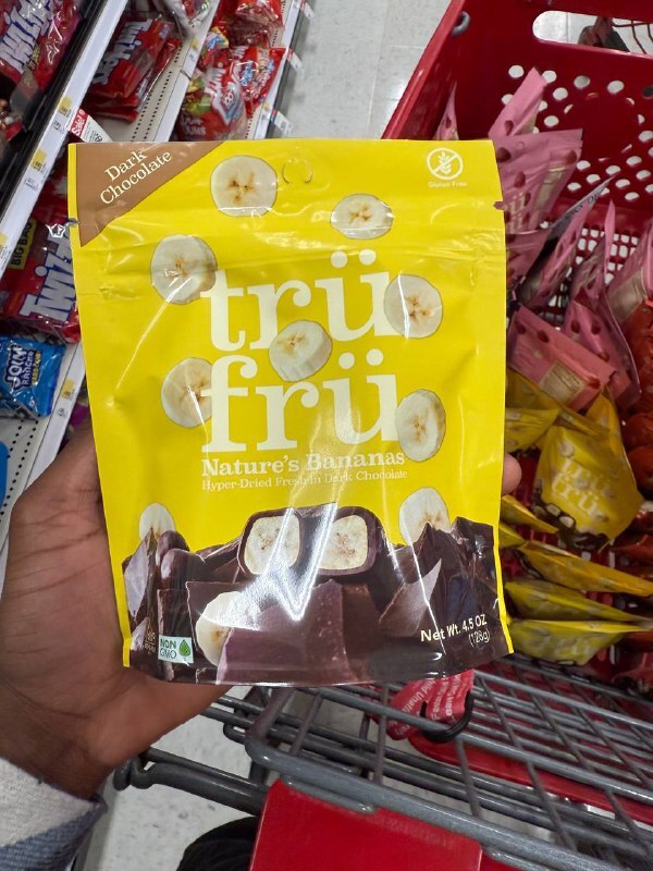 [U] CW TRU FRU NATURE'S BANANAS DARK CHOCOLATE, 850241008019 (UCW53)