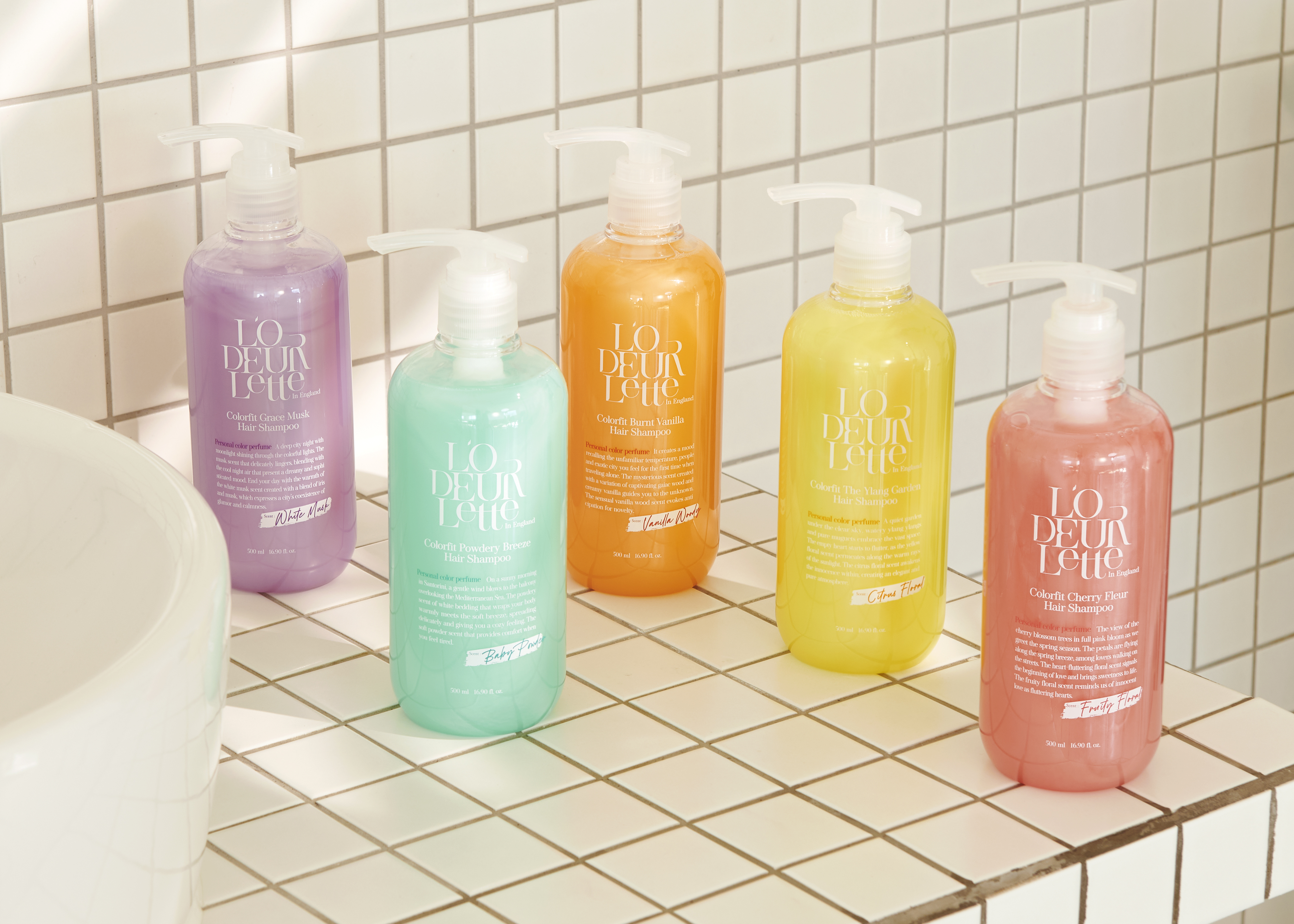 韓國L’ODEURLETTE colorfit香水洗髮精