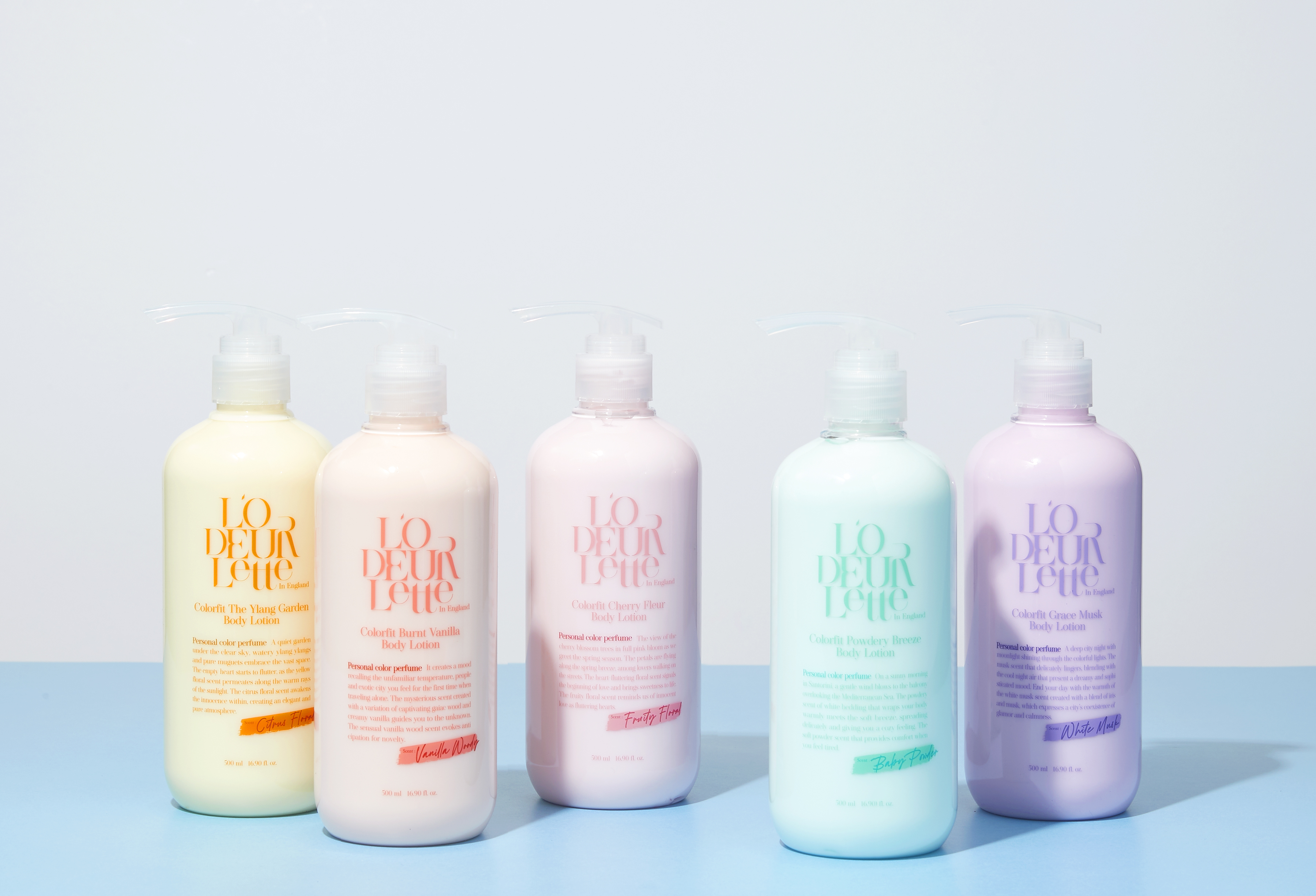 韓國L’ODEURLETTE colorfit香水身體乳