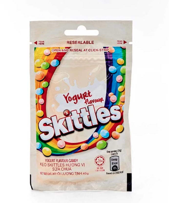 Skittles Yogurt Fruit Flv Candy 40G4897010448221 EXP.2025.08.25