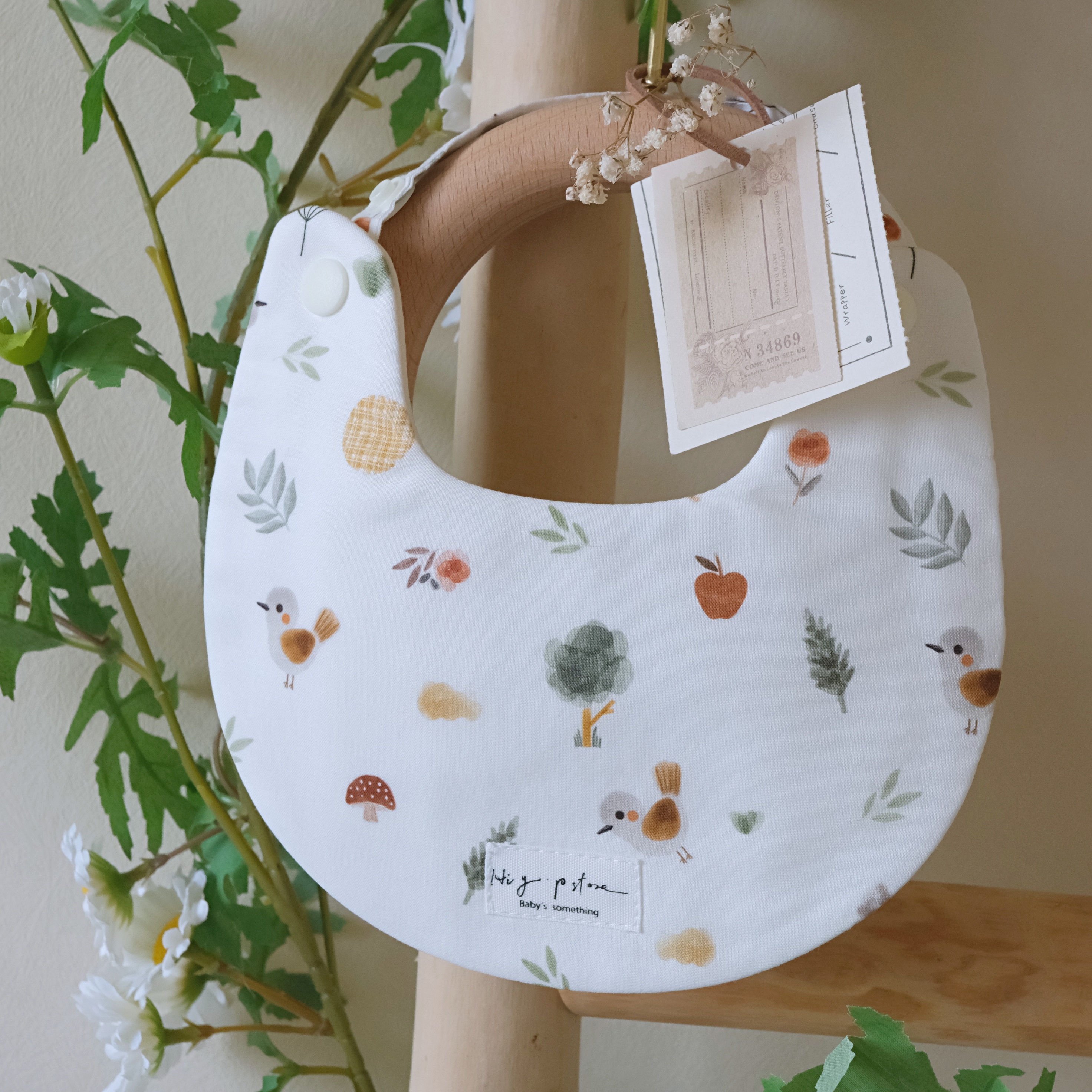 Hi Y.P store-手作圍兜-晨曦鳥羽