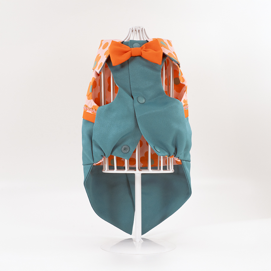 Konanmoko x FanCpet Flower 'Bom Bom' Vest - Pink/Blue