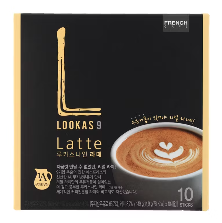 LOOKAS9 SIGNATURE ORIGINAL LATTE 14.9g × 10 8801069301549 EXP.2026.04.22