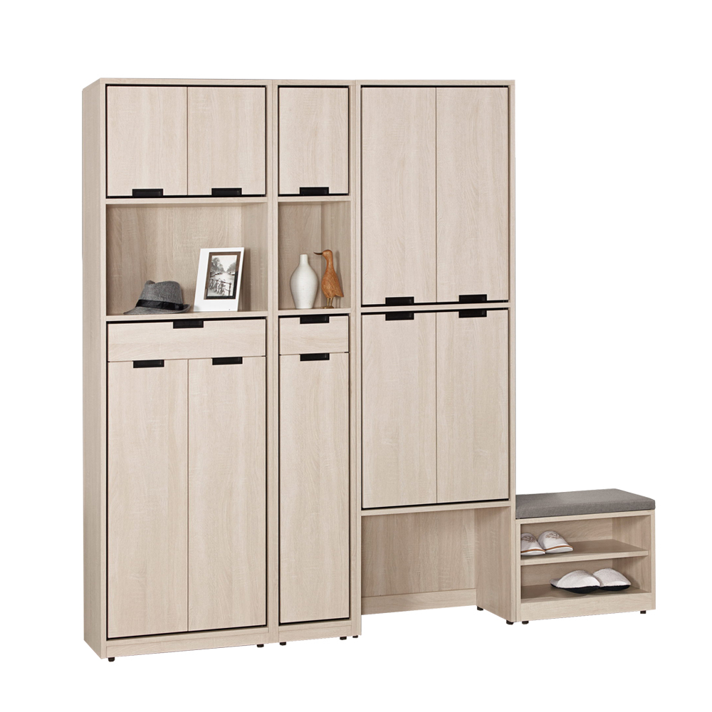 奈迪5尺高鞋櫃/玄關隔間櫃/收納置物櫃組合(含座鞋櫃)