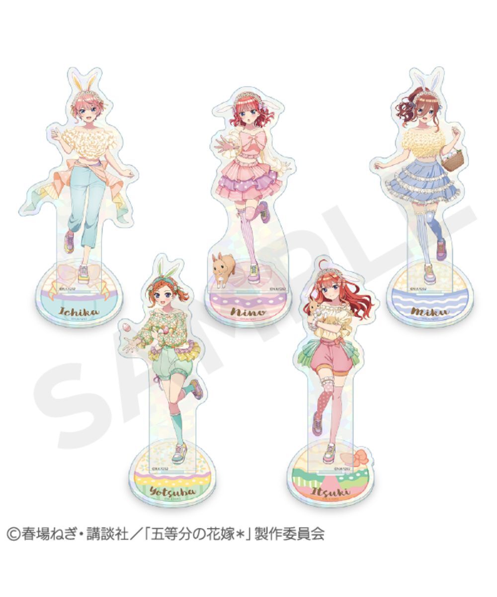 預購-「五等分的新娘*」雷射壓克力立牌 系列 【日本進口精品】