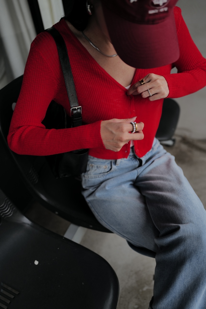 16針短版針織外套*7色