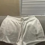 [S] TOMMY HILFIGER WHITE EMBROIDERED TOMMY LOGO SWEATSHORT, 76J4793-102 (STH1202)