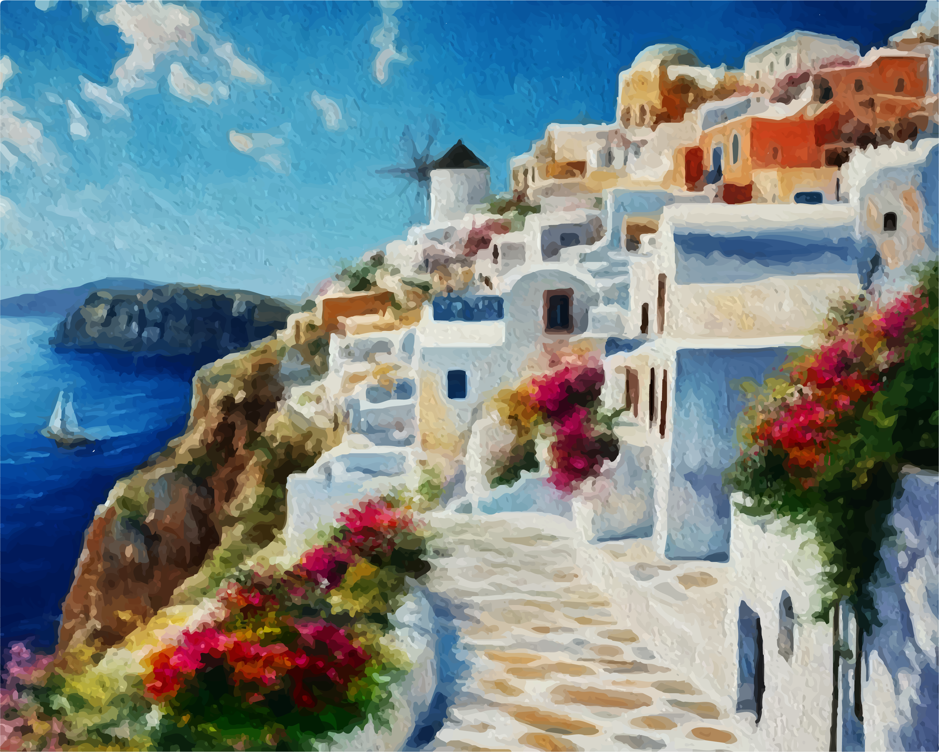 【TW068】世界風情系列–米克諾斯的海岸