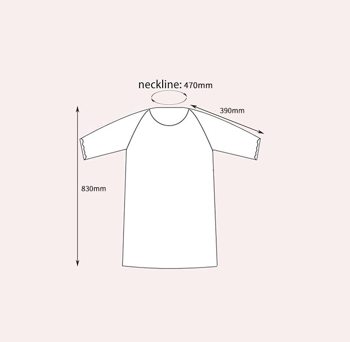 魔鬼氈 帶袖兒童客袍