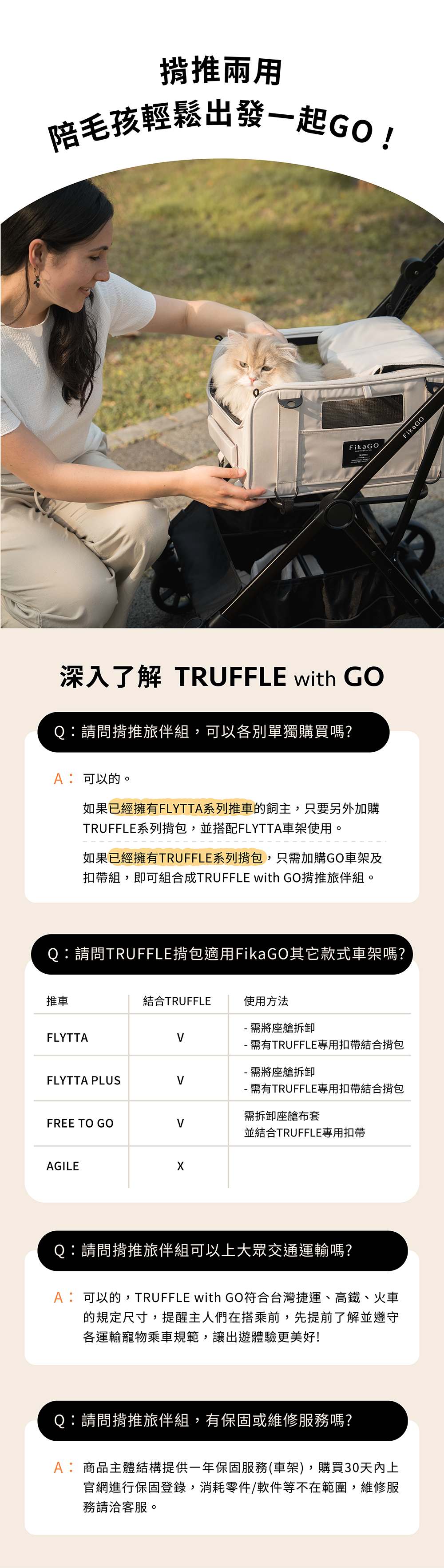 TRUFFLE  with GO 車架扣帶
