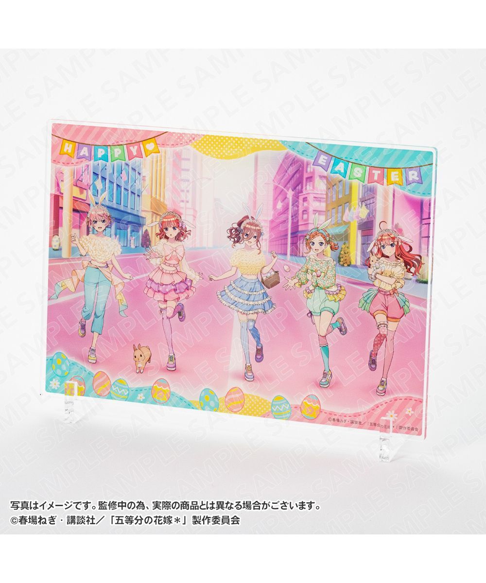 預購-「五等分的新娘*」壓克力板【日本進口精品】