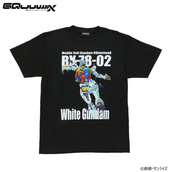 233616 Pbandai 預訂2025/9月 機動戦士Gundam GQuuuuuuX フルカラーTシャツ 白いガンダム