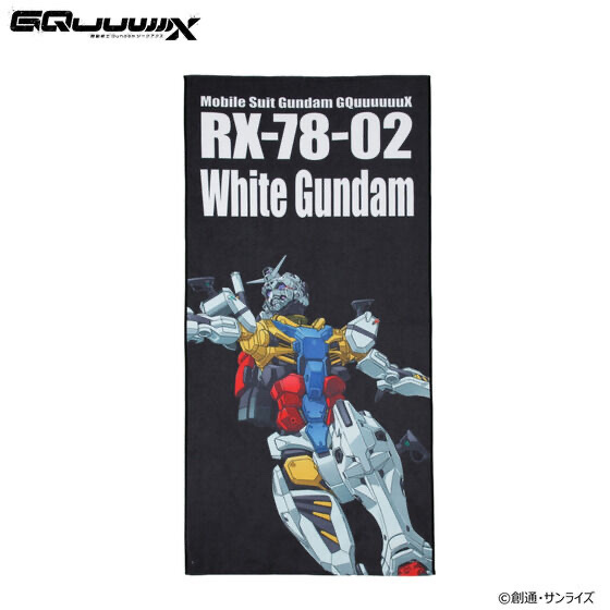 232636 Pbandai 預訂 2025/8月 機動戦士Gundam GQuuuuuuX モビルスーツ バスタオル 白いガンダム