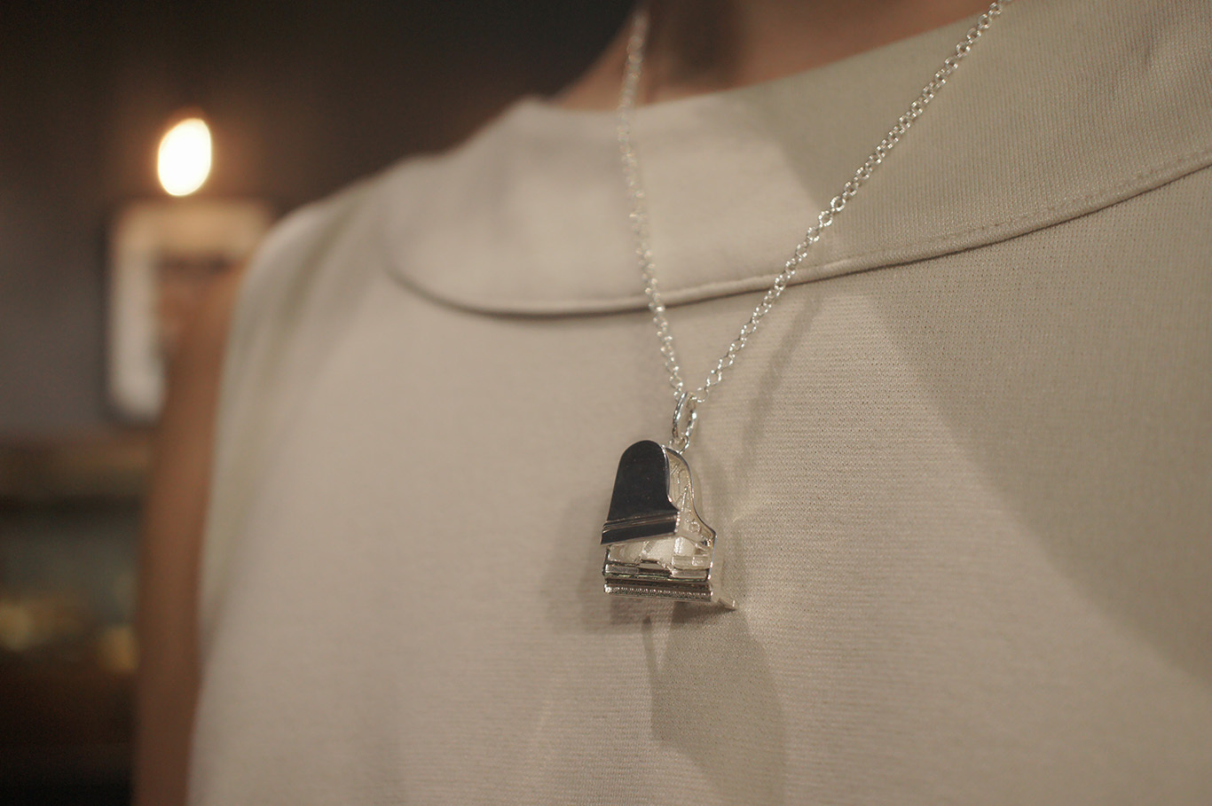 銀匠 立體鋼琴No.2吊墜