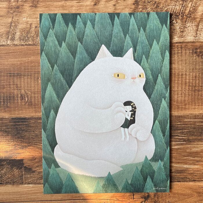 鳥控 bird cone｜A4海報｜森林裡的阿雲